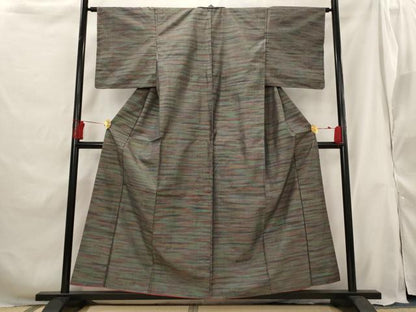 平和屋着物■本場大島紬 霞文 正絹 逸品 AABG9394st