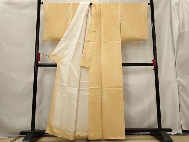 平和屋着物■上質な小紋 青海波地紋 暈し染め 正絹 逸品 AABG9397st