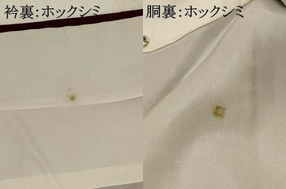 平和屋着物■上質な色無地 紋意匠 葡萄色 正絹 逸品 AABG9411st