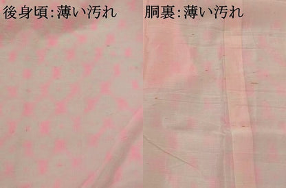 平和屋着物■長襦袢　無双仕立て　絞り　花づくし　洗える着物　AABG9417st