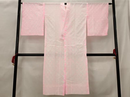 平和屋着物■長襦袢　無双仕立て　絞り　花づくし　洗える着物　AABG9417st