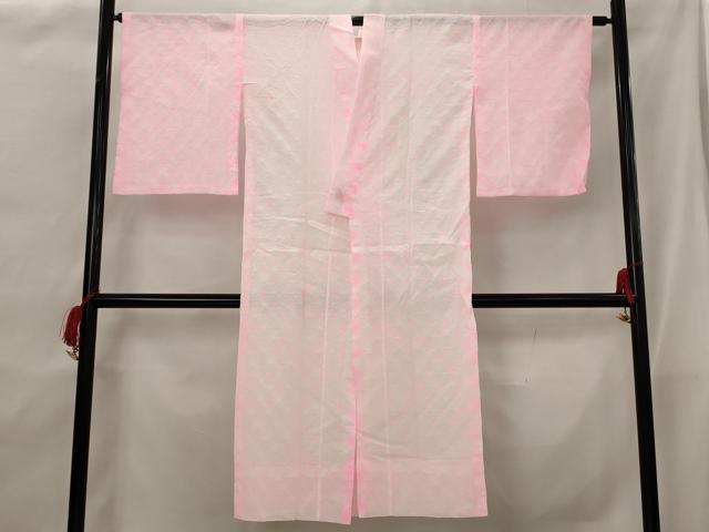 平和屋着物■長襦袢　無双仕立て　絞り　花づくし　洗える着物　AABG9417st