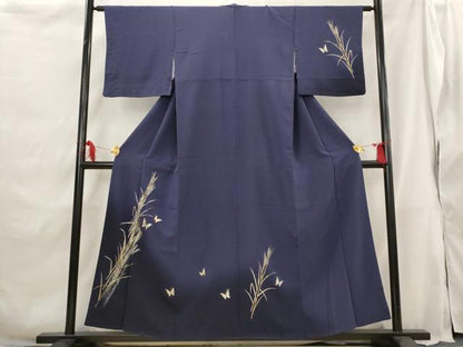平和屋着物■訪問着 舞蝶文 暈し染め 金銀彩 正絹 逸品 AABG9419st