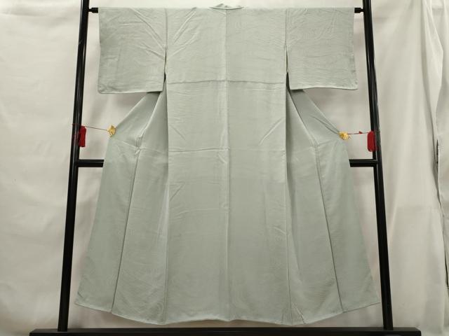 平和屋着物■上質な色無地 流水地紋 豆がら茶色 正絹 逸品 AABG9421st