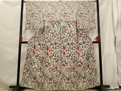平和屋着物■訪問着 草花文 金彩 正絹 逸品 AABG9434st