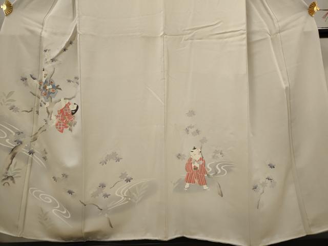 平和屋着物■訪問着 唐子 正絹 逸品 AABG9440st
