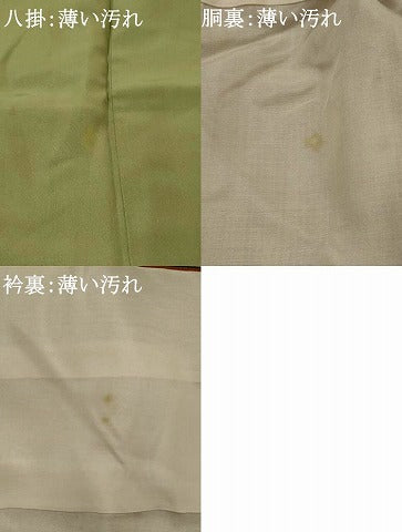 平和屋着物■上質な小紋 間道 正絹 逸品 AABG9459st
