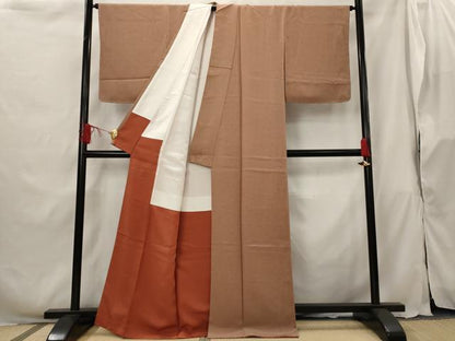 平和屋着物■上質な小紋 花づくし 正絹 逸品 未使用 AABG9465st