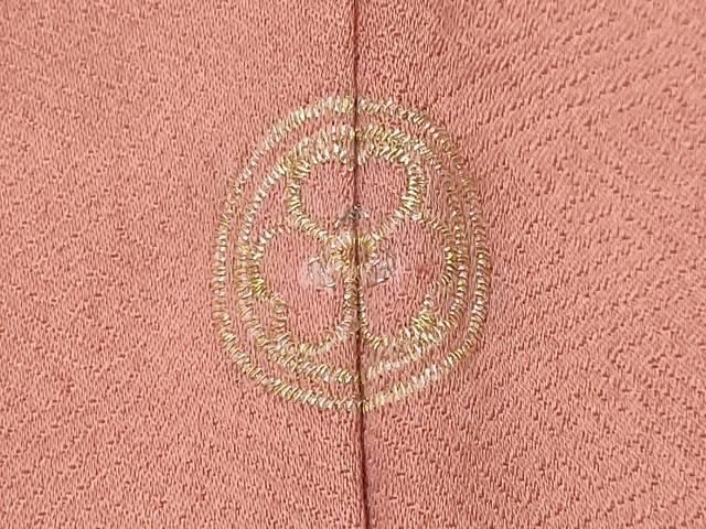 平和屋着物■豪華色留袖 駒刺繍 笠松文 金彩 正絹 逸品 AABG9483st
