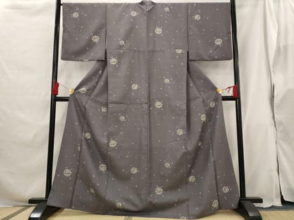 平和屋着物■小紋　花丸文　洗える着物　AABG9488st