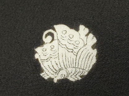 平和屋着物■豪華黒留袖 冊子花文 金彩 正絹 逸品 AABG9512st