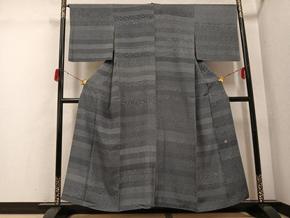 平和屋着物●江戸小紋　作家物　百柄　正絹　逸品　AABG9523ph