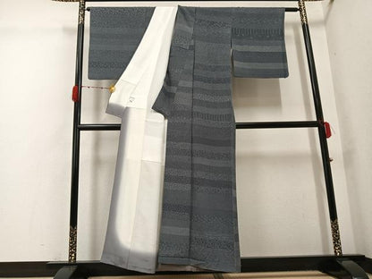 平和屋着物●江戸小紋　作家物　百柄　正絹　逸品　AABG9523ph