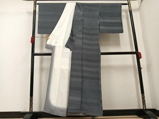 平和屋着物●江戸小紋　作家物　百柄　正絹　逸品　AABG9523ph