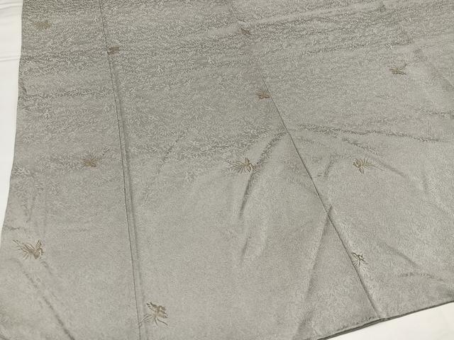 平和屋着物●上質な小紋　鳳凰　金糸　三越扱い　正絹　逸品　AABG9524ph