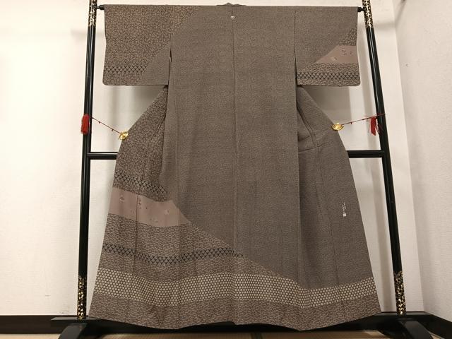 平和屋着物●伝統工芸士　石塚幸生　訪問着　吉祥文　正絹　逸品　AABG9528ph