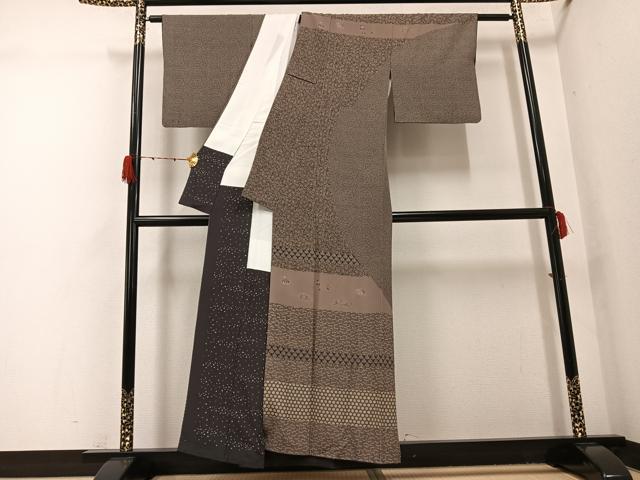 平和屋着物●伝統工芸士　石塚幸生　訪問着　吉祥文　正絹　逸品　AABG9528ph