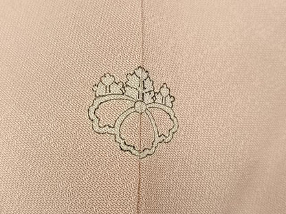 平和屋着物●訪問着　友禅　草花文　正絹　逸品　AABG9532ph