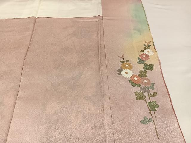 平和屋着物●訪問着　花車文　暈し染め　金彩　正絹　逸品　AABG9537ph