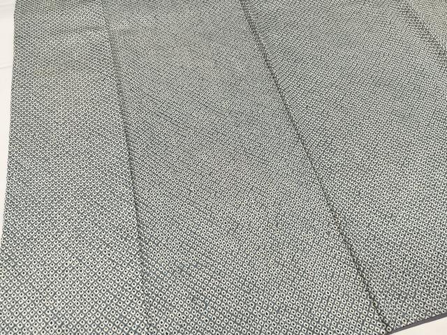 平和屋着物●大変加工の良い総絞り小紋　正絹　逸品　AABG9543ph