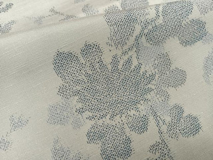 平和屋着物●上質な紬　枝花文　正絹　逸品　AABG9565ph