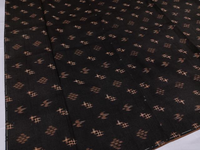 平和屋着物●国指定重要無形文化財　本場久米島紬　手織　紬琉球絣文様　正絹　逸品　未使用　AABG9567ph