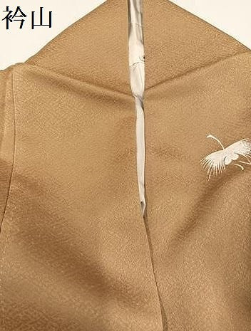 平和屋着物●訪問着　作家物　岩男伸宗　手描き　草花文　暈し染め　ロング丈　正絹　逸品　AABG9570ph