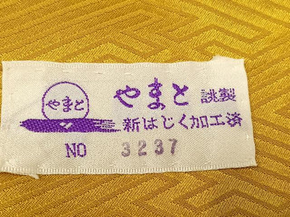 平和屋着物●豪華振袖　雪輪梅文　暈し染め　金彩　やまと誂製　正絹　逸品　AABG9575ph