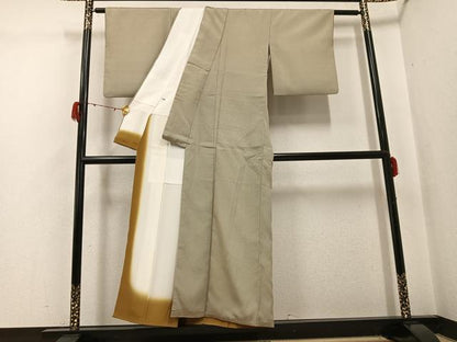 平和屋着物●江戸小紋　角通し　正絹　逸品　AABG9579ph