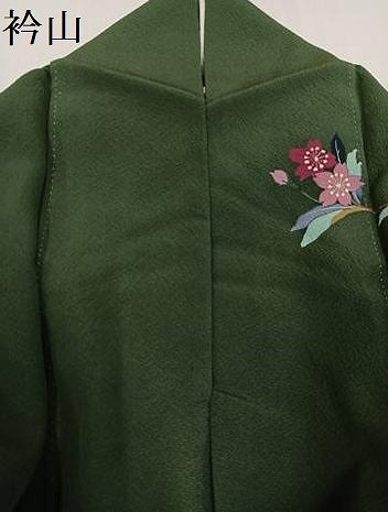 平和屋着物●二代目清次郎　手描き　訪問着　草花文　暈し染め　正絹　逸品　AABG9580ph