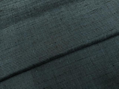 平和屋着物●男性　紬　色無地　鉄御納戸色　銀座せきね　正絹　逸品　未使用　AABG9597ph