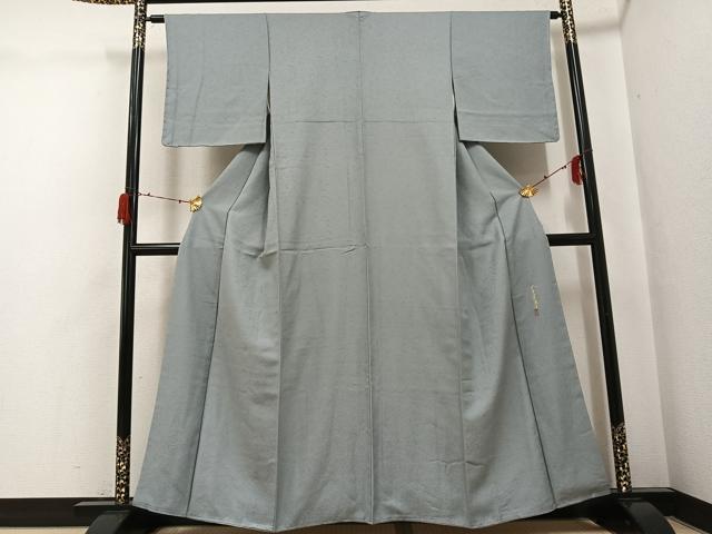 平和屋着物●上質な色無地　作家物　蕎麦切色　正絹　逸品　未使用　AABG9600ph