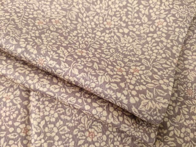 平和屋着物▽上質な小紋 単衣 小花文 正絹 逸品 AABG9609ck