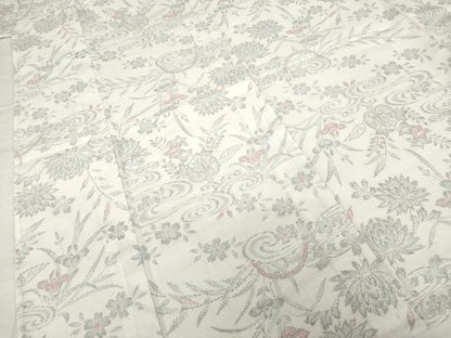 平和屋着物＊夏物 小紋 流水花文 正絹 逸品 未使用 AABG9623ck