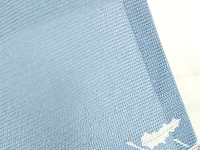 平和屋着物＊夏物 小紋 絽 笹竹 草花文 正絹 逸品 AABG9630ck