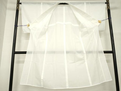 平和屋着物＊夏物 長襦袢 絽 白色 洗える着物 AABG9635ck
