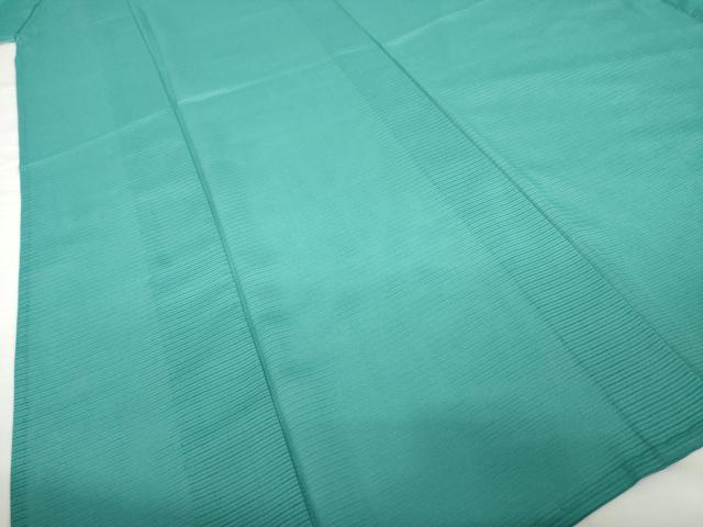 平和屋着物＊夏物 色無地 絽 錆浅葱色 洗える着物 AABG9655ck