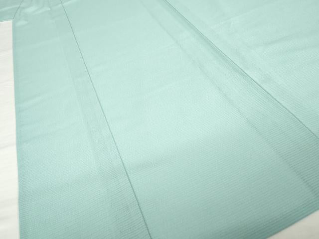 平和屋着物＊夏物　色無地　絽　千草色　洗える着物　AABG9667ck
