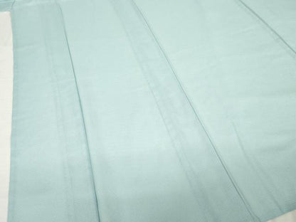平和屋着物＊夏物 色無地 絽 秘色色 ロング丈 洗える着物 AABG9669ck