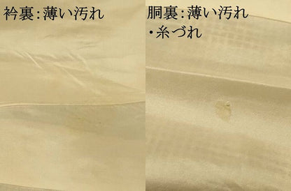 平和屋着物■上質な小紋 雲取り霞文 暈し染め 正絹 逸品 AABG9686fw
