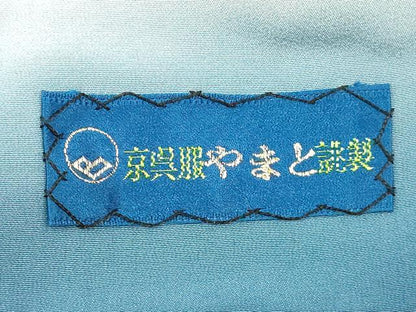 平和屋着物■上質な小紋 人物文字文 やまと誂製 正絹 逸品 AABG9721fw