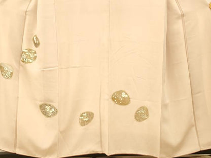 平和屋着物■訪問着 刺繍 貝合わせ枝花文 金糸 金銀彩 正絹 逸品 AABG9760fw
