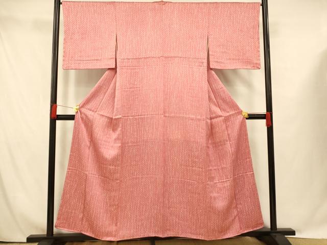 平和屋着物■上質な小紋 霞文 正絹 逸品 未使用 AABG9767fw