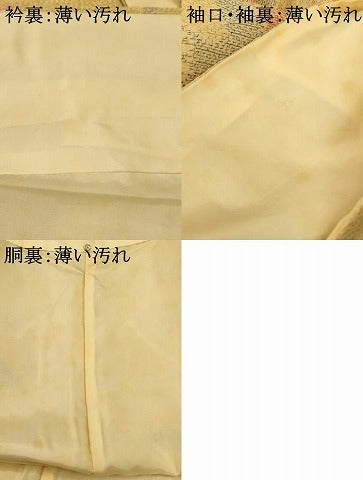 平和屋着物■お召 吉祥エ霞文 正絹 逸品 未使用 AABG9768fw