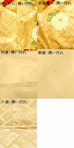 平和屋着物■訪問着 駒刺繍 草花雲取り文 金彩 正絹 逸品 AABG9771fw