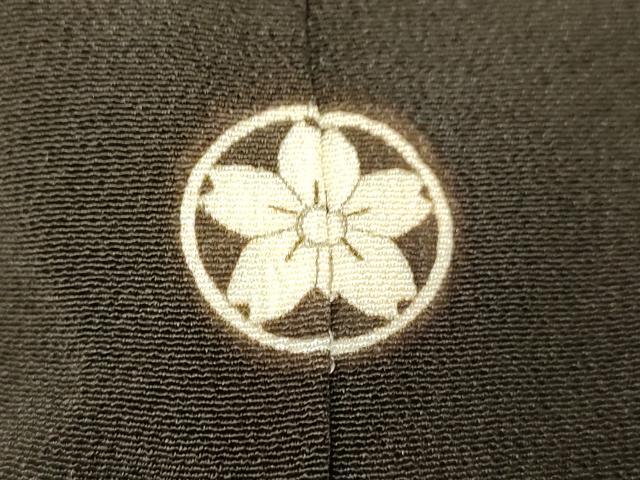 平和屋着物■豪華黒留袖 作家物 駒刺繍 群鶴籬文 暈し染め 金銀彩 正絹 逸品 AABG9775fw
