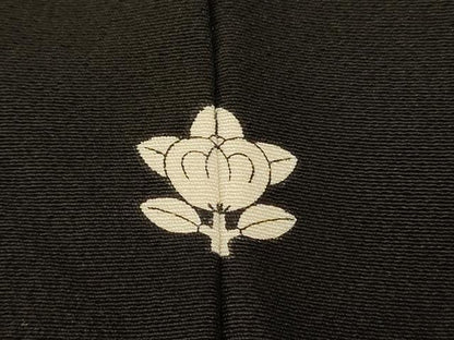 平和屋着物■豪華黒留袖　束ね熨斗吉祥花文　金銀彩　正絹　逸品　AABG9781fw