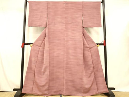 平和屋着物■虹色創家 本郷大田子 小紋 霞文 暈し染め 正絹 逸品 AABG9830fw