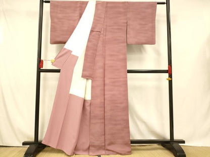 平和屋着物■虹色創家 本郷大田子 小紋 霞文 暈し染め 正絹 逸品 AABG9830fw