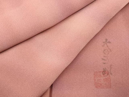 平和屋着物■虹色創家 本郷大田子 小紋 霞文 暈し染め 正絹 逸品 AABG9830fw